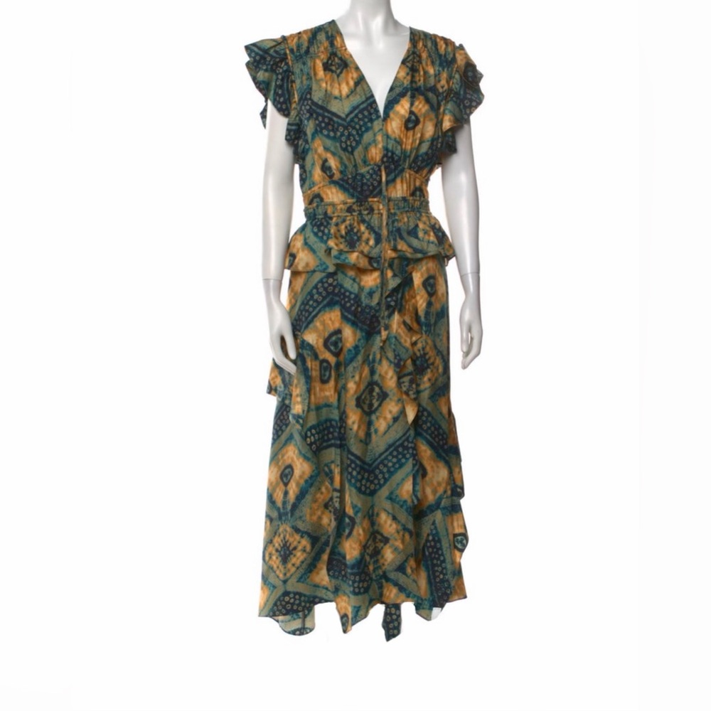 Ulla Johnson Avia Printed Midi Dress